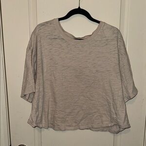 Universal Thread Light Gray Short Sleeve Top
